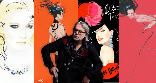David Downton デヴィッド・ダウントン　イラストレーション集 銀座 蔦屋書店】デヴィッド・ダウントンの世界初となるアート